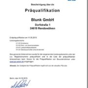 blunk-Praequalifizierung