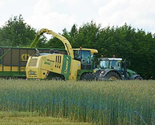 Blunk Getreide GPS häckseln -2