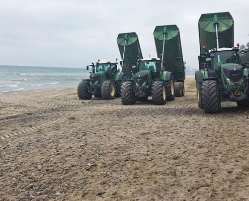 Blunk Sand fahren Warnemünde