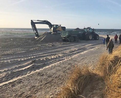 Blunk Sand fahren Warnemünde