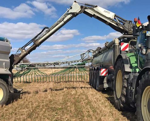 Blunk Gülle Wittrock Schleppschlauch Lettland