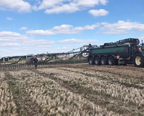 Blunk Gülle Wittrock Schleppschlauch Lettland