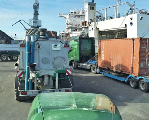 Blunk Rückfahrt aus Lettland