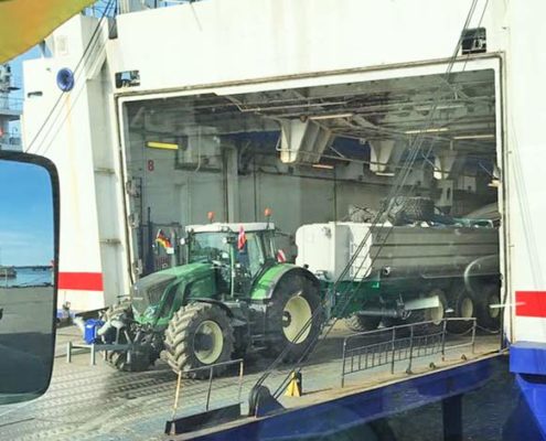 Blunk Rückfahrt aus Lettland