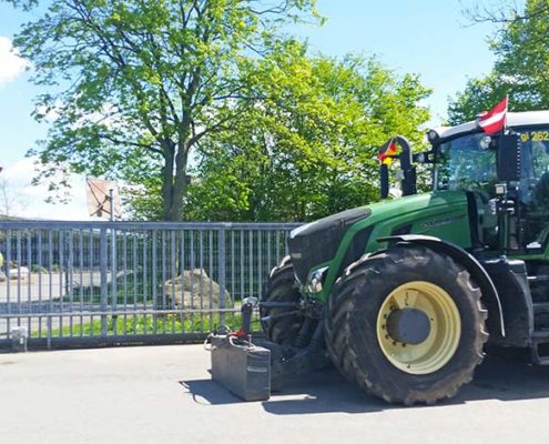Blunk zurück aus Lettland