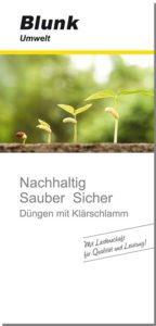 Blunk Folder Klärschlamm