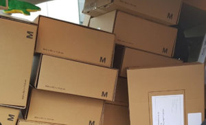 Weihnachts-Päckchen für Blunk-Kunden