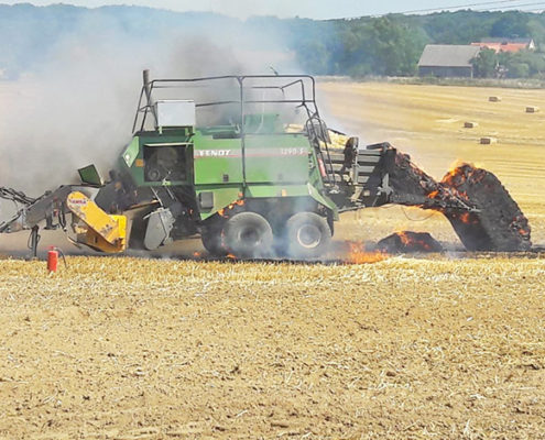 Blunk Stroh-Presse Brand