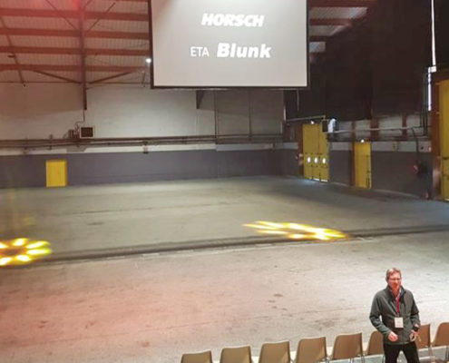 Blunk bei Horsch in Frankreich Aufbau