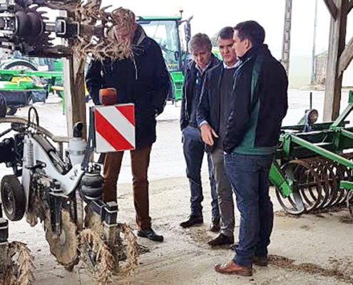 Blunk bei Horsch in Frankreich