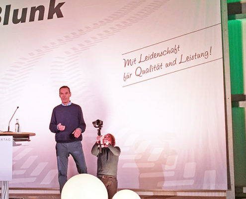 Blunk Dreharbeiten erster Film Insidertag Meeno Schrader