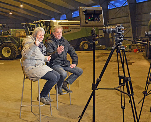 Blunk Dreharbeiten erster Film Interview