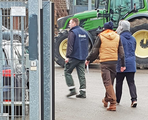 Blunk Dreharbeiten erster Film