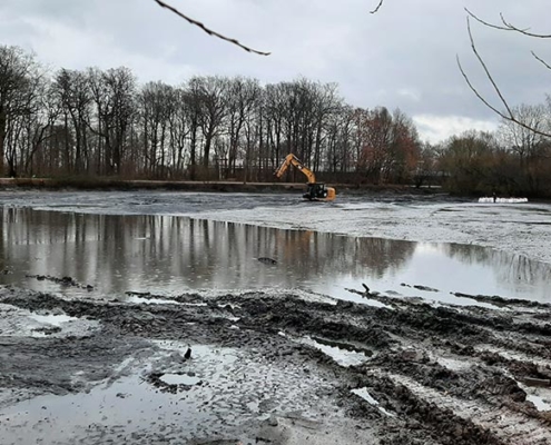 Blunk: Entschlammung Regenrückhaltebecken _ 5
