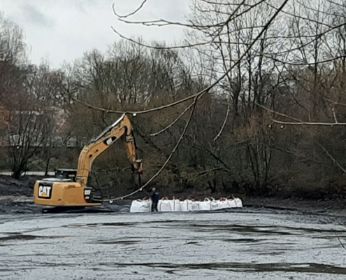 Blunk: Entschlammung Regenrückhaltebecken _ 6