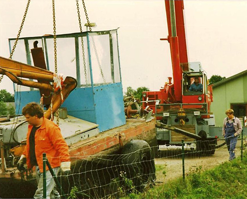Blunk Teich Reinigung: Archivbbild von Jubilar Jörg 01