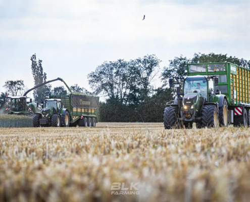 Blunk Lalendorf: Agrar-Team bei der GPS Ernte blk03