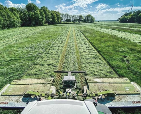 Blunk Lalendorf: Agrar-Team bei der GPS Ernte SM03
