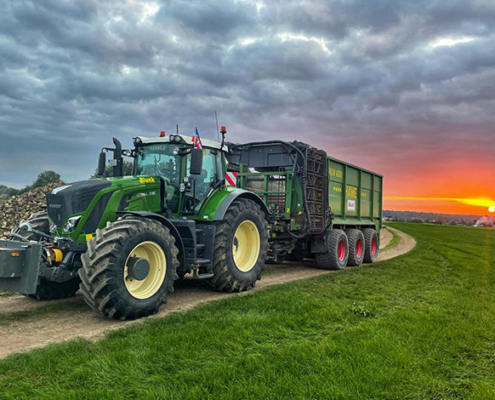Blunk Rübenernte: Rüben transportieren - Foto von Hannes Voß 01
