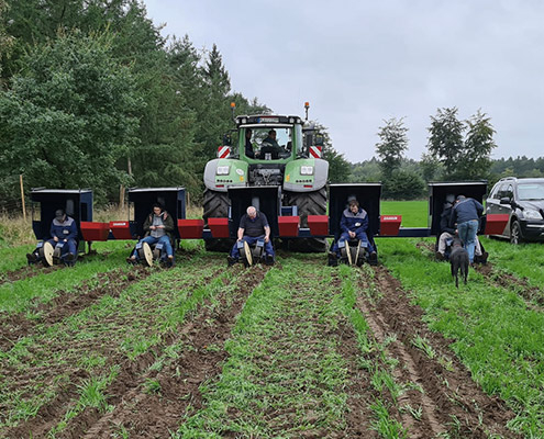 Aufforstung Beeskow: Ersteinsatz der neuen Forst-Pflanzmaschine 17