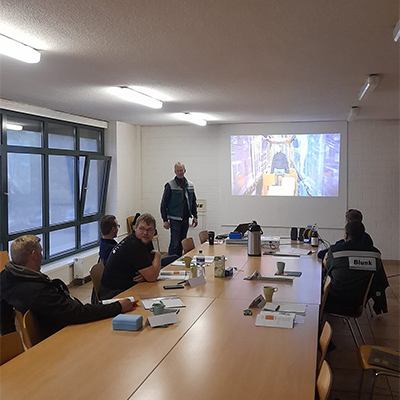 Staplerschulung am Blunk Sstandort Lalendorf - Foto Reiner Sstüwe 01