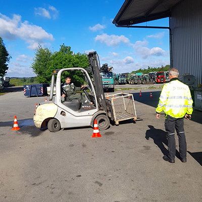 Staplerschulung am Blunk Sstandort Lalendorf - Foto Reiner Sstüwe 09