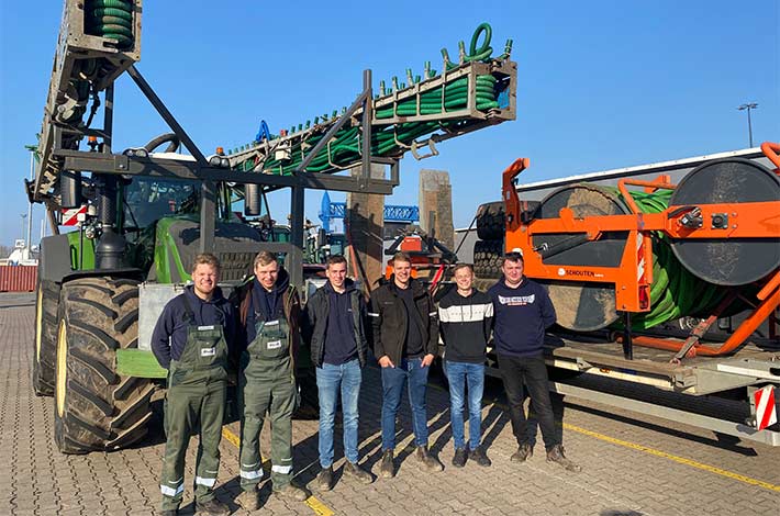 Blunk Agrar-Team auf dem Weg nach Lettland zum Ausbringen von Gülle und Gärsubstrat 18