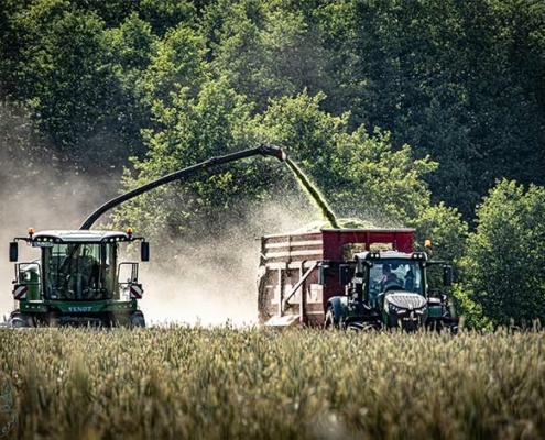 Blunk-Team bei GPS-Ernte in Schleswig-Holstein - Foto Sophie Stoltenberg - 7258