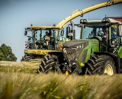 Blunk-Team bei GPS-Ernte in Schleswig-Holstein - Foto Sophie Stoltenberg - 7504