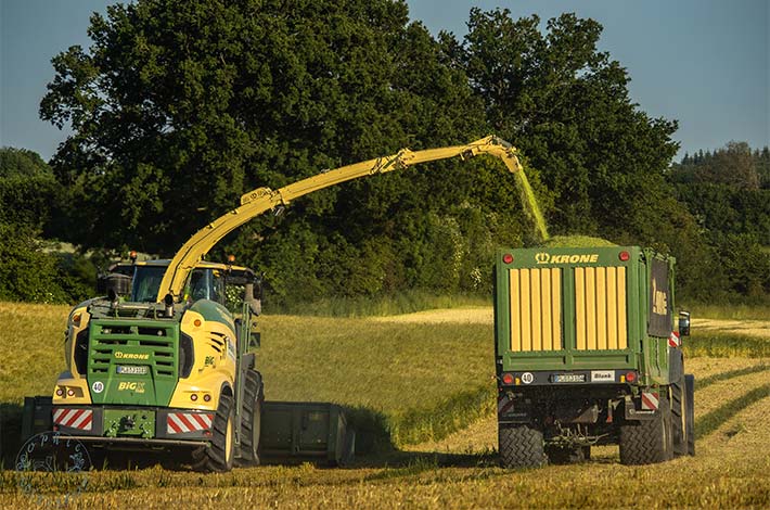 Blunk-Team bei GPS-Ernte in Schleswig-Holstein - Foto Sophie Stoltenberg - 7646