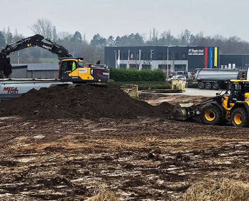 Baufeld Räumung mit Dienstleister Blunk - Foto K. Osterkamp -14
