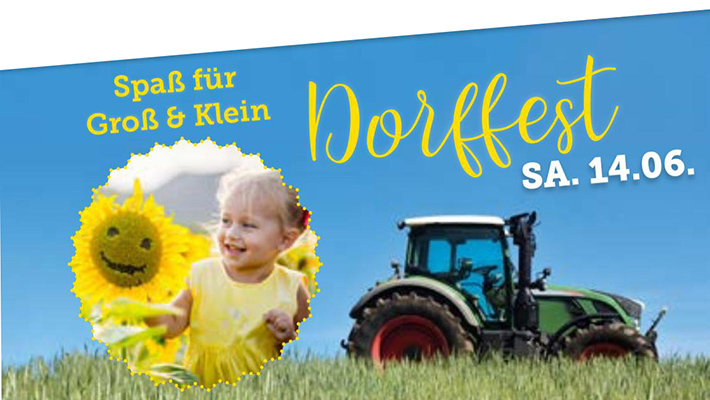 Dorffest in Lalendorf OT Raden in Mecklenburg-Vorpommern im Juni 2025