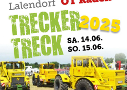 Ankündigung Trecker Treck 2025 in Lalendorf OT Raden in Mecklenburg-Vorpommern