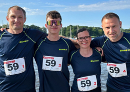 Blunk-Laufteam beim Rostocker Firmenlauf 2025