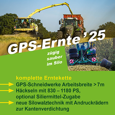 GPS Ernte mit Blunk - so gehts zügig und sauber