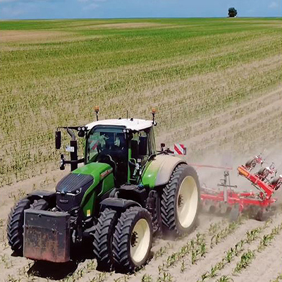 Pflanzenschutz duch mechanisches Hacken im Maisbestand mit Blunk - 05