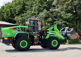 Bei Dienstleister Blunk im Test-Einsatz: eRadlader von Liugong Modell 856HE -Foto 04