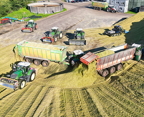 Moderne Ernte-Logistik zur Maisernte mit Blunk - Foto Björn Marquartdt - 01