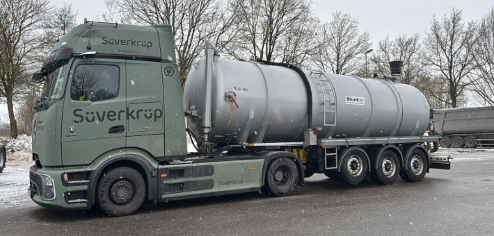 E-LKW Mercedes Benz e6 im Test bei Dienstelister Blunk - 1