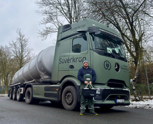 E-LKW Mercedes Benz e6 im Test bei Dienstelister Blunk - 2