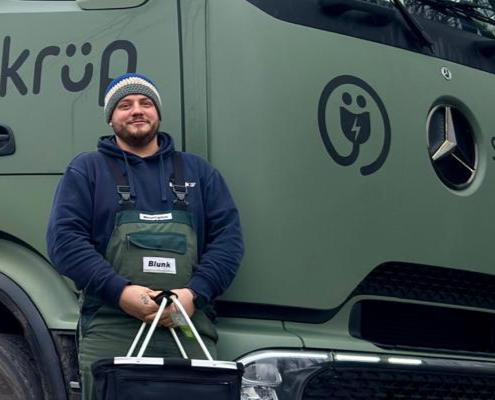 E-LKW Mercedes Benz e6 im Test bei Dienstelister Blunk - 3