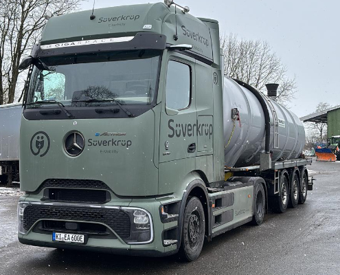 E-LKW Mercedes Benz e6 im Test bei Dienstelister Blunk - 4