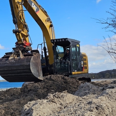 Küstenschutz mit Dienstleister Blunk-Strandreinigung Seegras-Umschlag Verwertung - 02